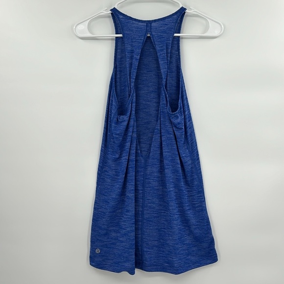 Lululemon‎ Trapeze Twist Tank Top Women's 4 Harbor Blue W1AAFS - Picture 4 of 7